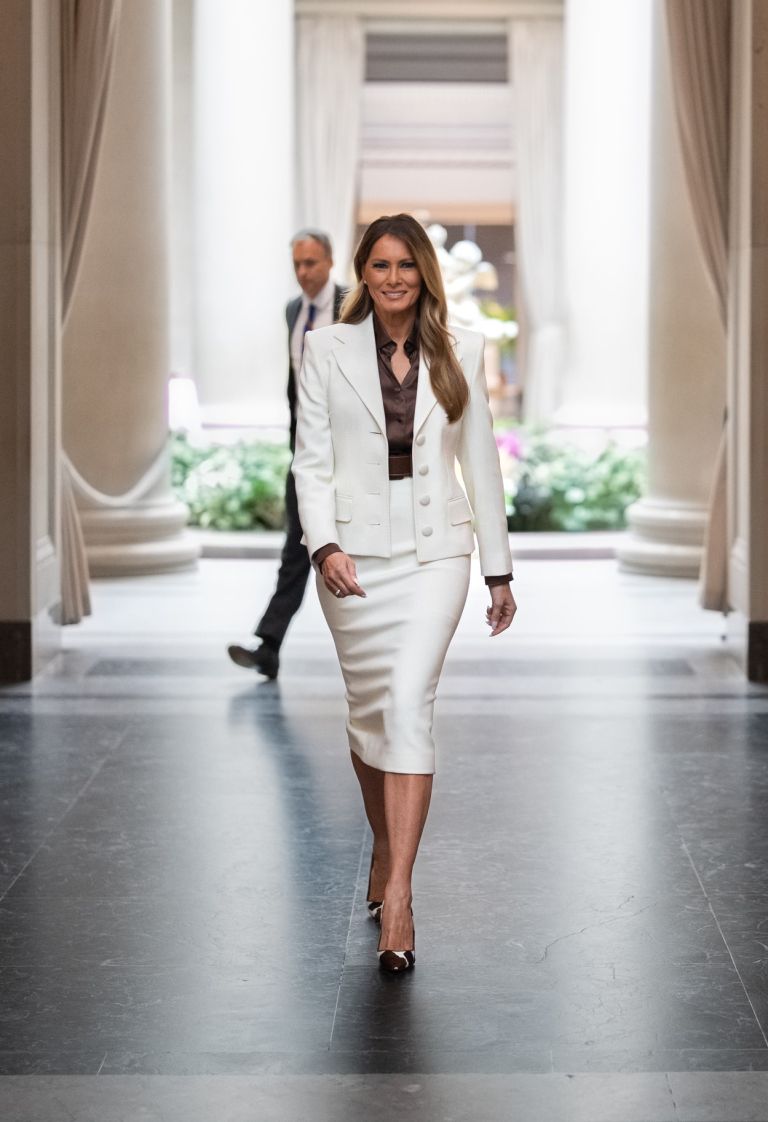 Melania Trump, sin