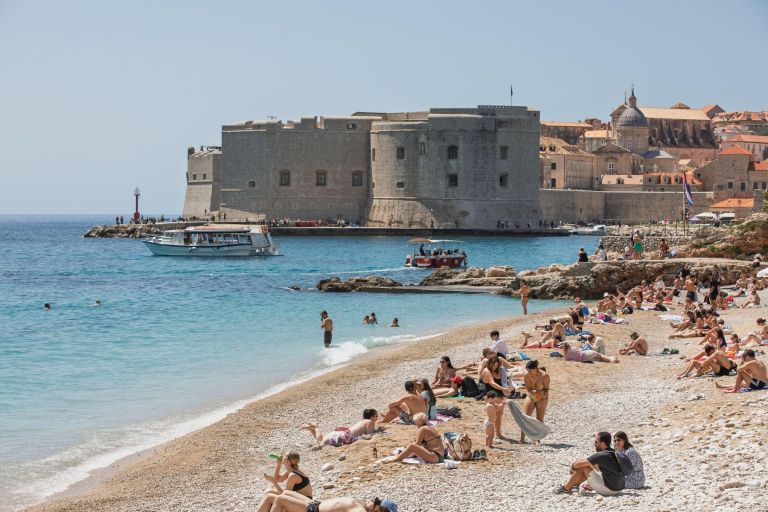 hrvaška, dubrovnik, plaža