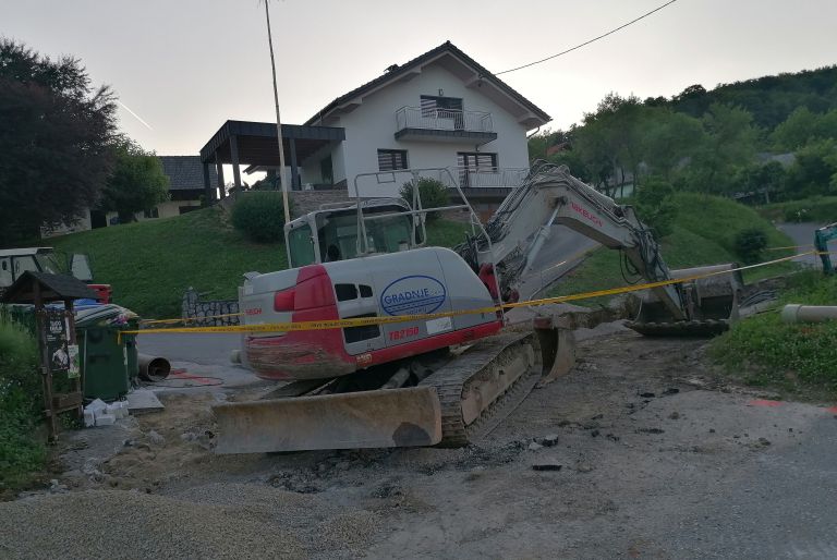 kanalizacija, gradnja, dobruska-vas