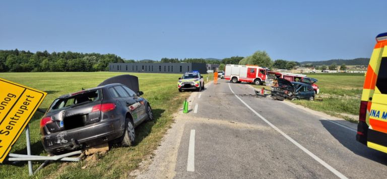 PGD Trebnje nesreča gasilci