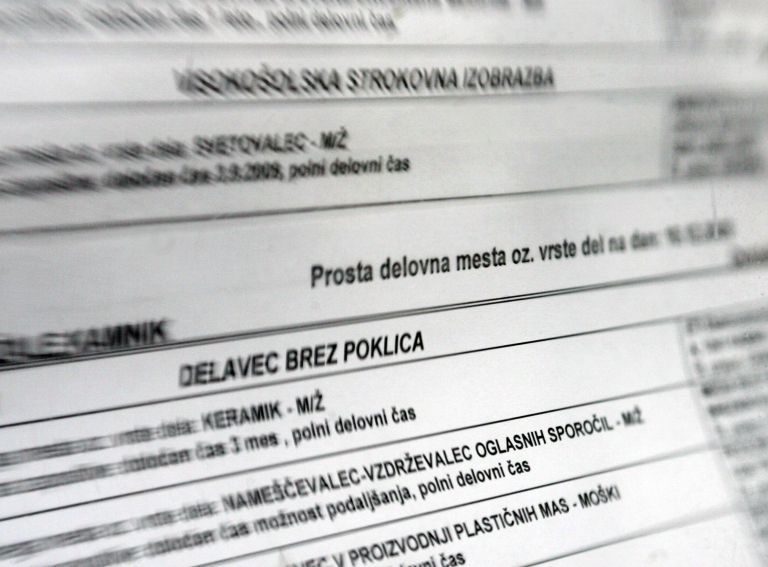 zavod za zaposlovanje, iskanje dela