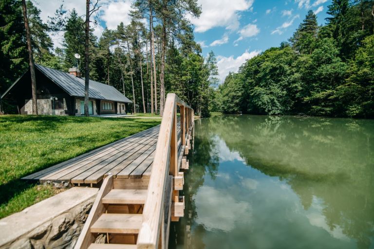 poletje, park, park-brdo