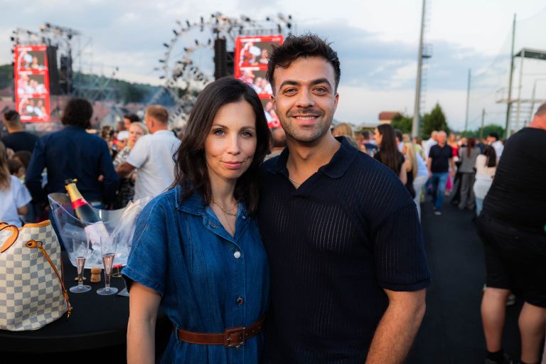 Gašper Rifelj in Maja Geršak