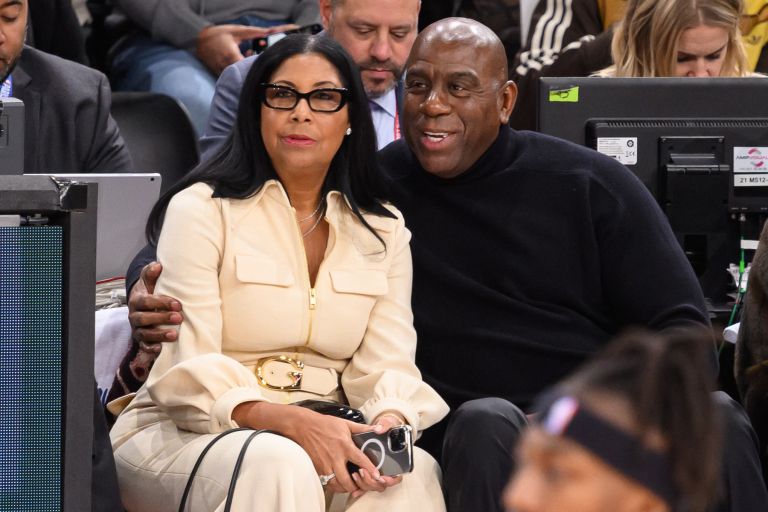 Cookie Johnson, Magic Johnson.jpg