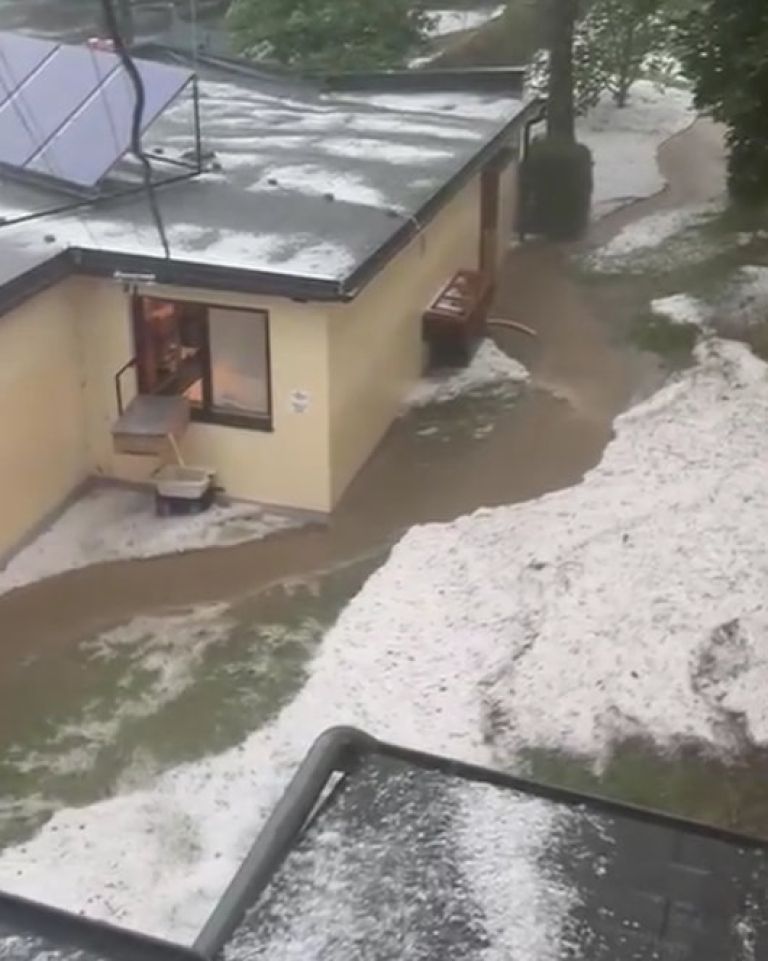 kraju Fladnitz toča