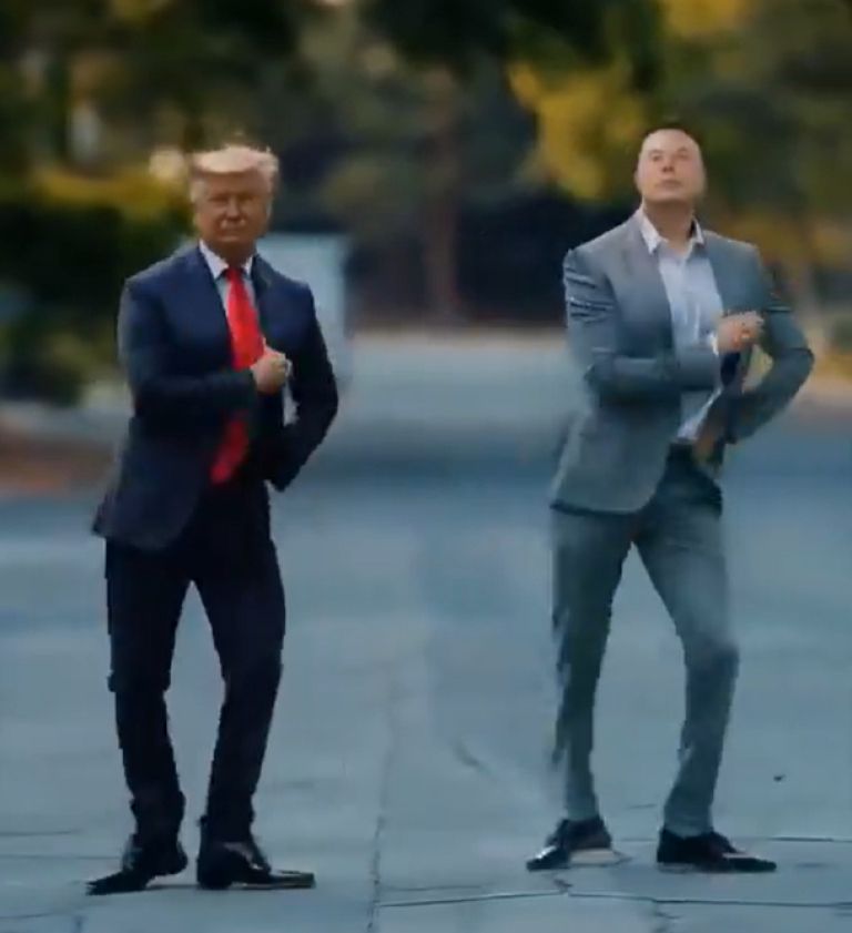 elon musk, donald trump