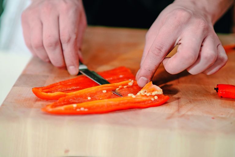 pecena-paprika-na-zaru