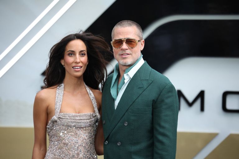 Ines de Ramon, Brad Pitt.jpg