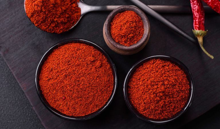paprika, začimba, mleta