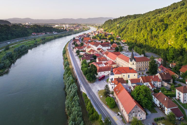 Staro mestno jedro Krško - Old town Krško.JPG