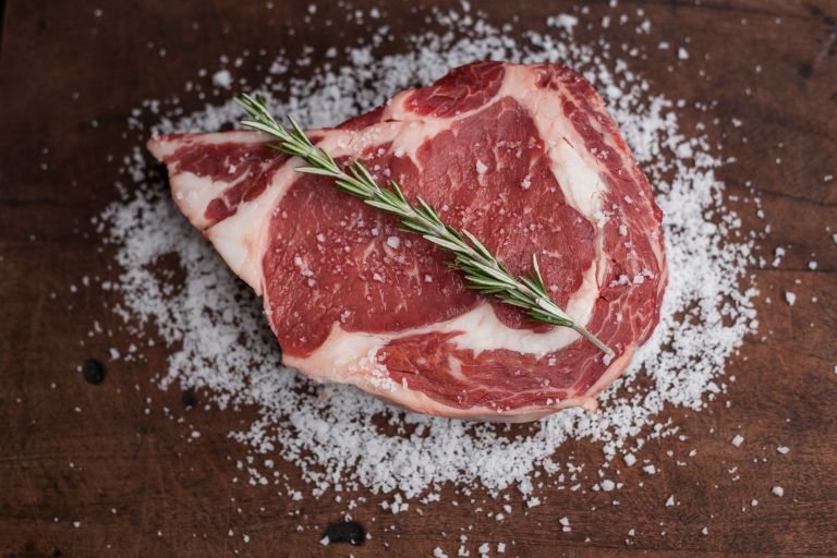 steak, meso, grill