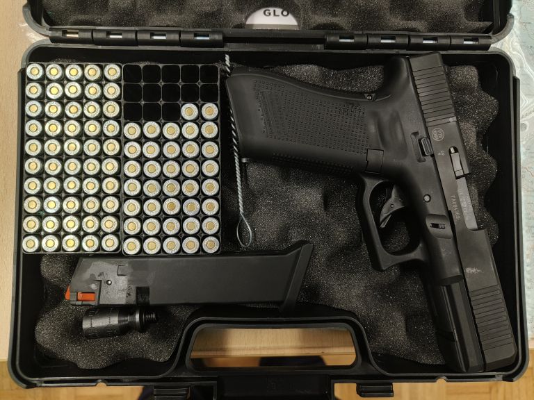 pistola, zaseg