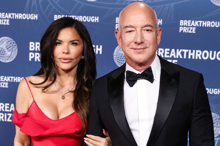 Lauren Sánchez in Jeff Bezos