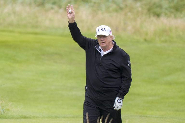 donald-trumo, golf