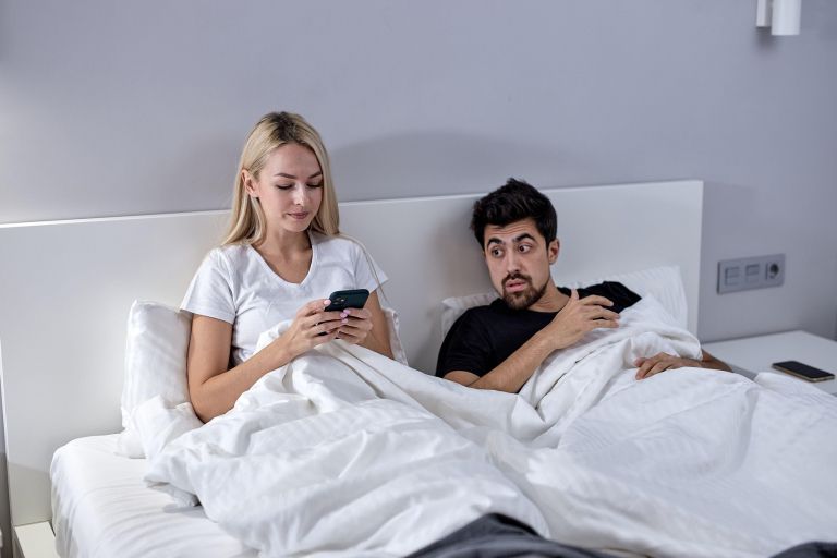 par, telefon, varanje, pogovor