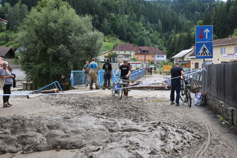 prevalje, poplave, avgust 2023
