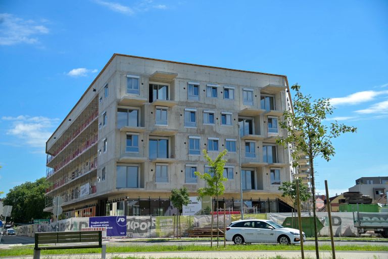 zelen-dvor, gradnja, gradbišče, blok