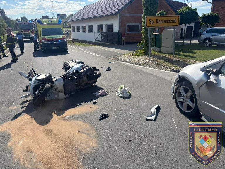 pgd-ljutomer, spodnji-kamenscak, nesreca