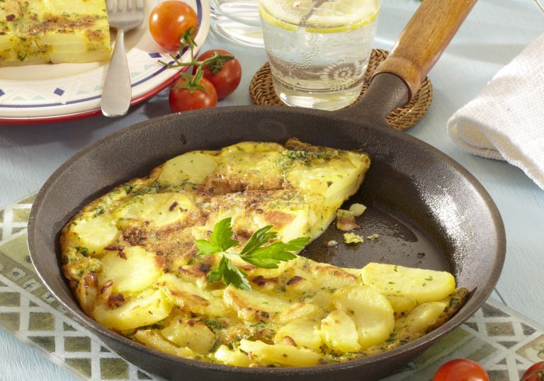 Tortilja iz krompirja in jajc