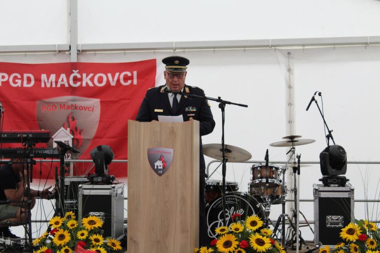 pgd-mačkovci, razvitje-prapora