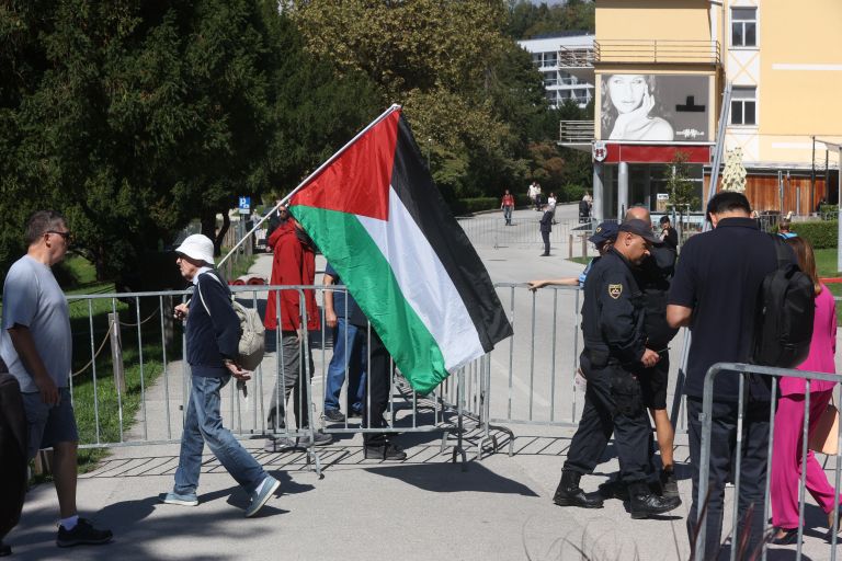 blejski-strateski-forum, protest, palestina