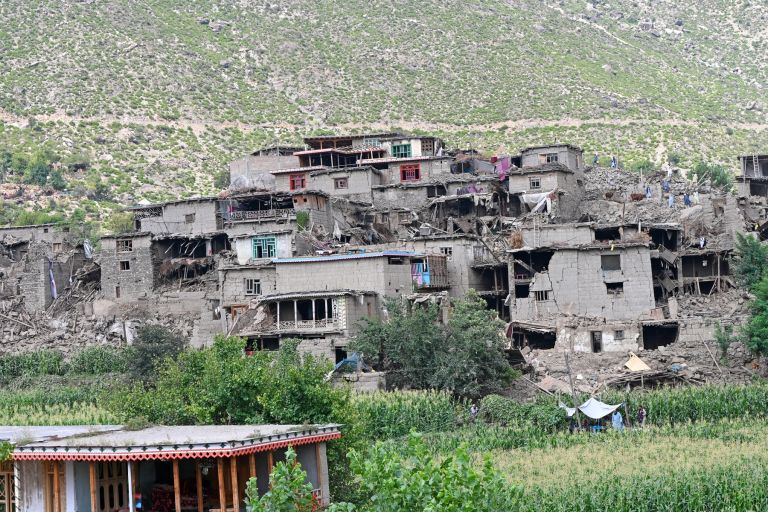 potres, afganistan