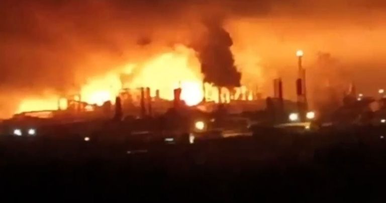 Ukraine attacked Russian oil pipeline Druzhba and refinery in Krasnodar.jpeg