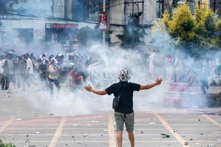 protest, nepal