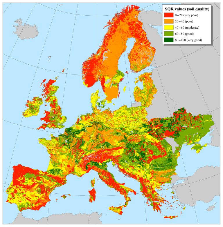 kakovost zemlje, degradirana zemljišča, bioenergija