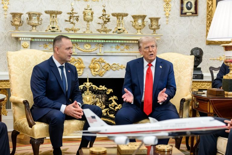 Poljski predsednik Karol Nawrocki Donald Trump