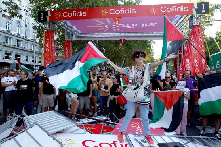 vuelta, dirka-po-spaniji, madrid, protesti