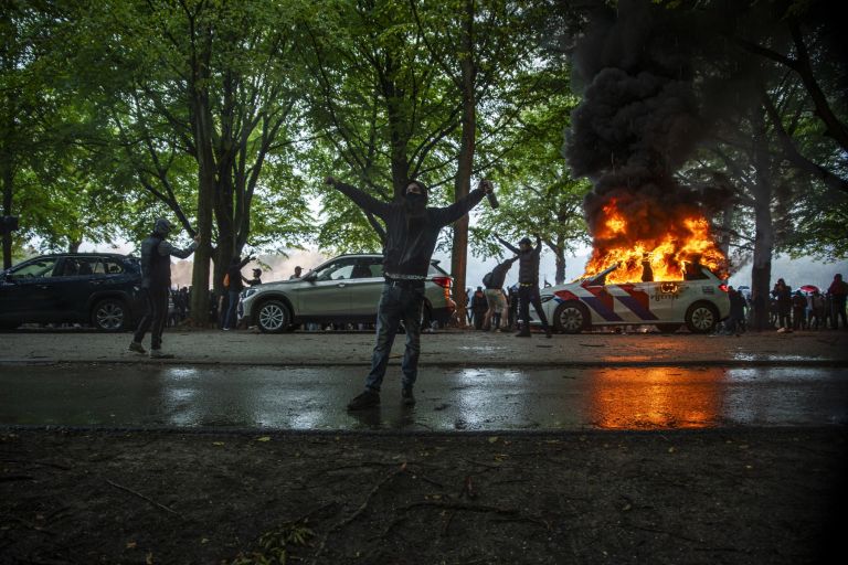 nizozemska, protest, haag