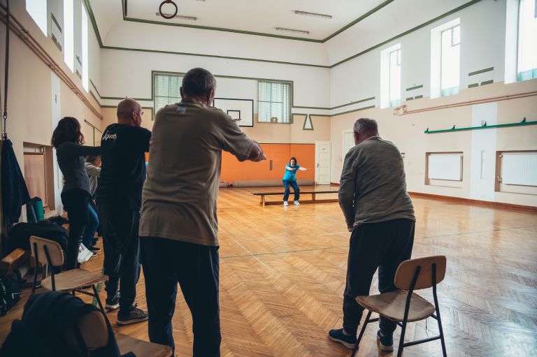 zala-hoblaj, projekt-aktivno-inkluzivno, vadba-starejših-in-invalidov, partizan