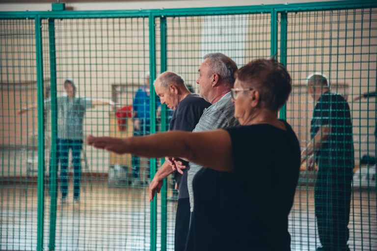 zala-hoblaj, projekt-aktivno-inkluzivno, vadba-starejših-in-invalidov, partizan