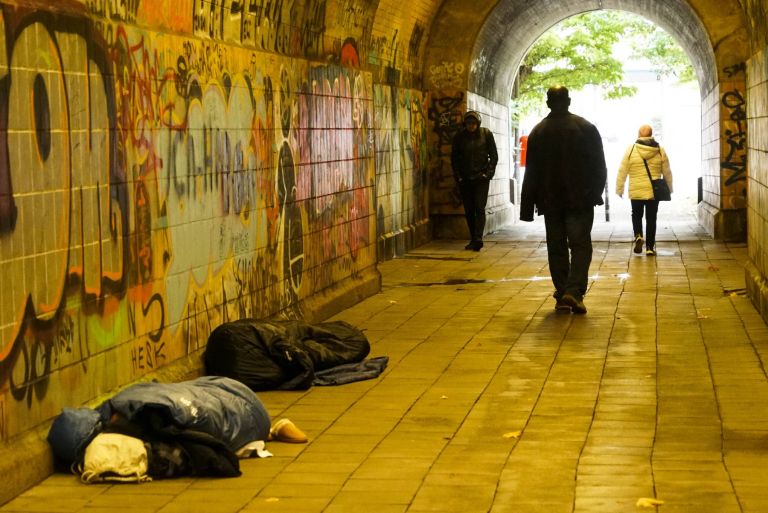 nemcija, brezdomstvo, ulica