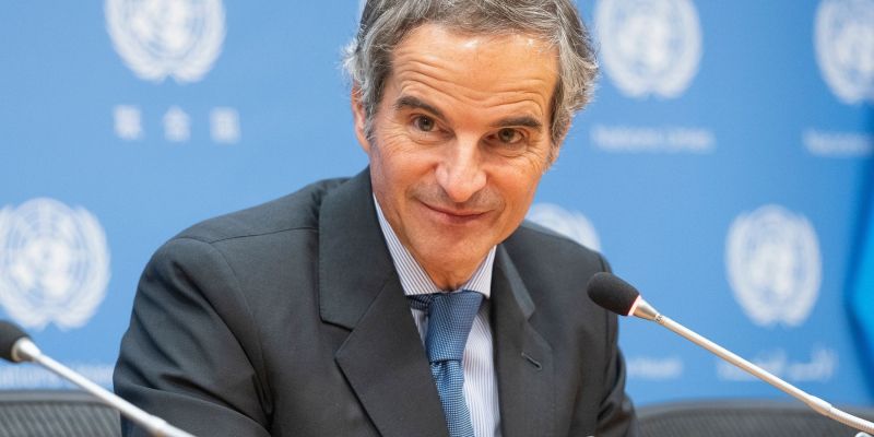Generalni direktor Mednarodne agencije za jedrsko energijo (IAEA) Rafael Grossi