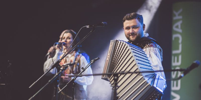 Harmonikar Jure Zajc obrnil prvih 30!