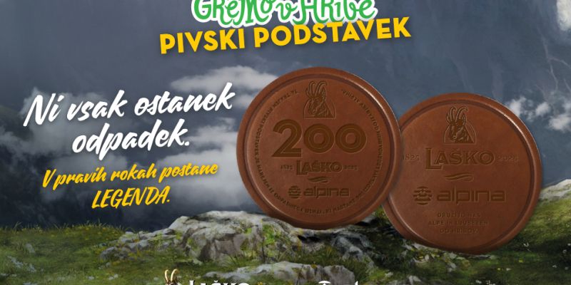 Dan Zemlje: Laško in Alpina predstavila pivske podstavke s trajnostno noto
