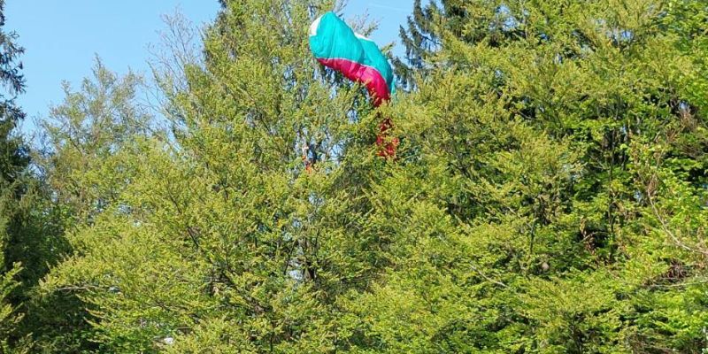 Gorska reševalna služba Kranj padalec padalo