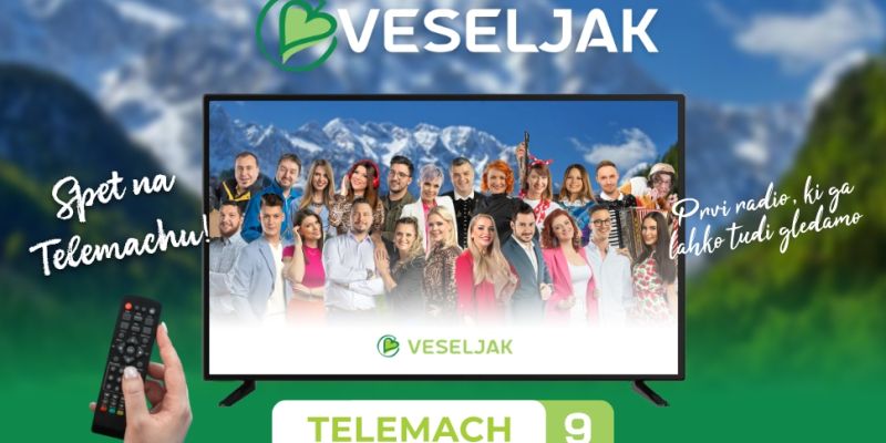 Ponovno nas lahko spremljate tudi na Telemachu!