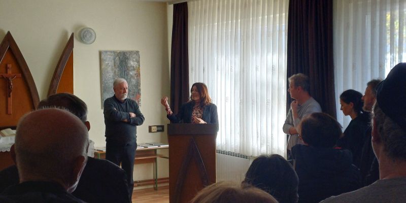 nikolaj beer, križevci, slavistično društvo prekmurja prlekije in porabja, pohod, razstava