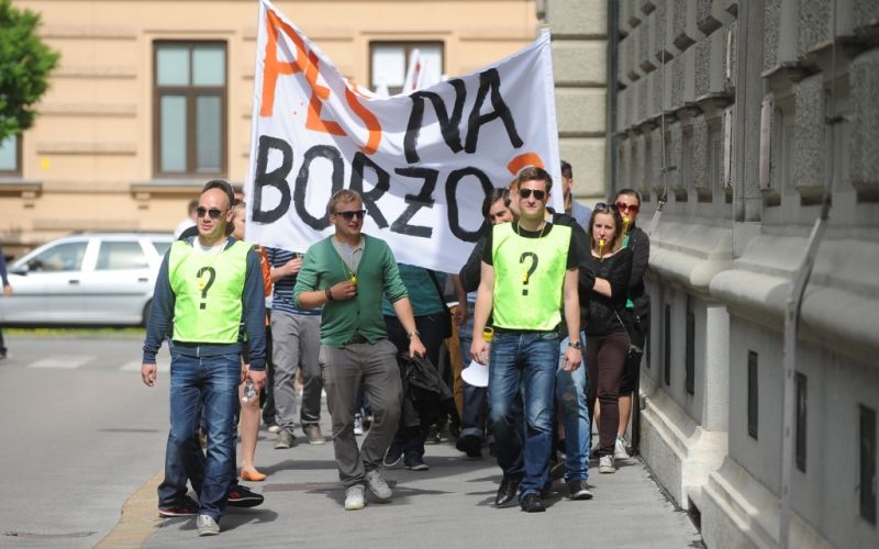 protest, študent, vozovnica, subvencija