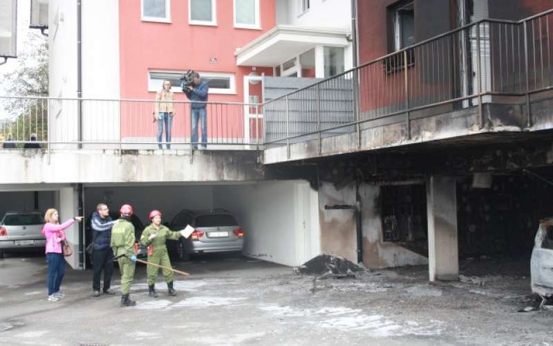 Trebnje, požar