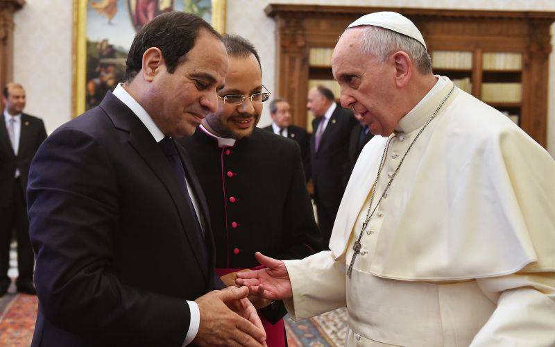 al sisi francisek papez.jpg