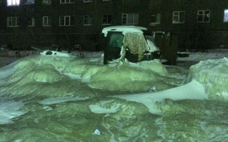 sibirija led zamrznitev
