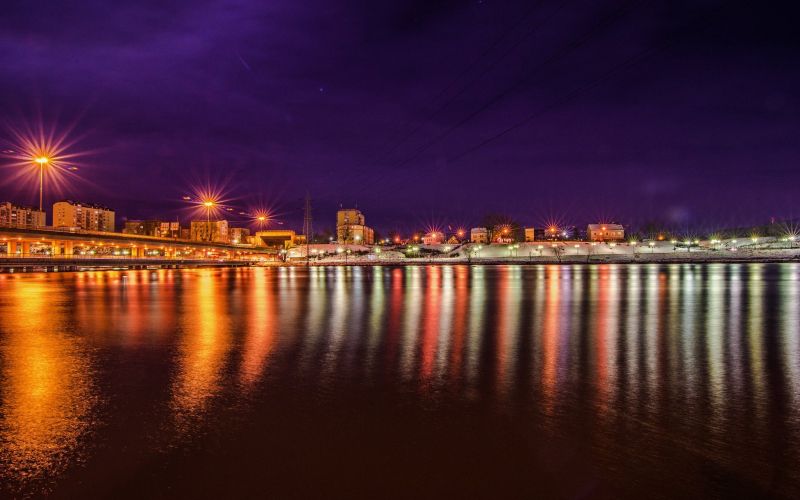 maribor drava zima noč sneg vreme tony