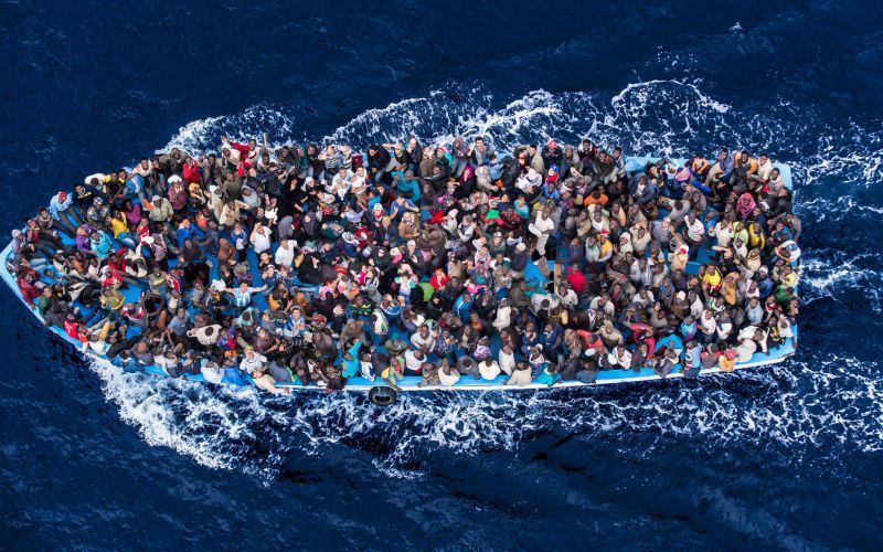 italija begunci morje afrika