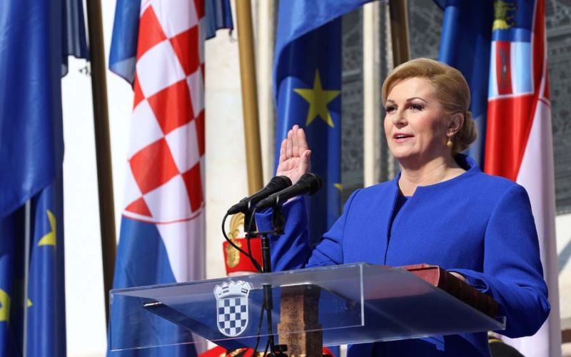 kolinda grabar kitarovič hrvaška predsednica tony
