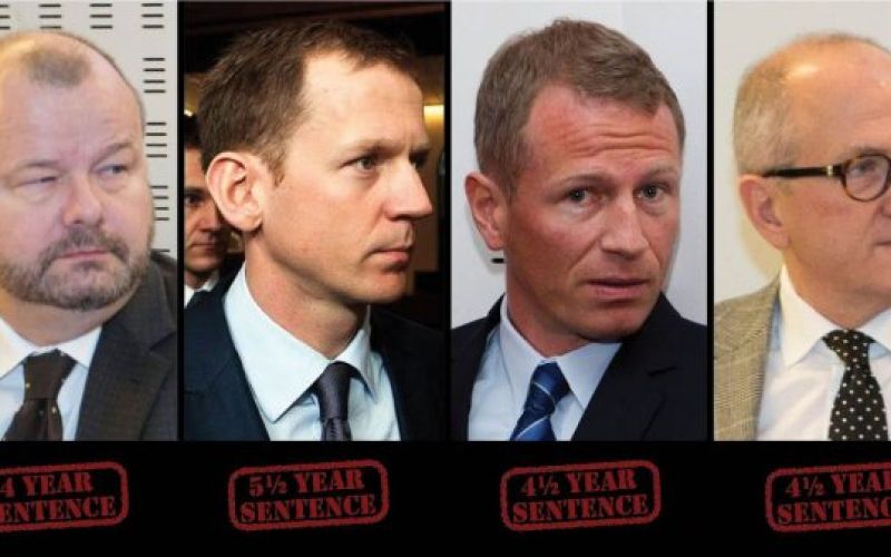 Sigurdur Einarsson – 4 leta zaporne kazni, Hreidar Mar Sigurdsson – 5 let in pol, Magnus Gudmundsson