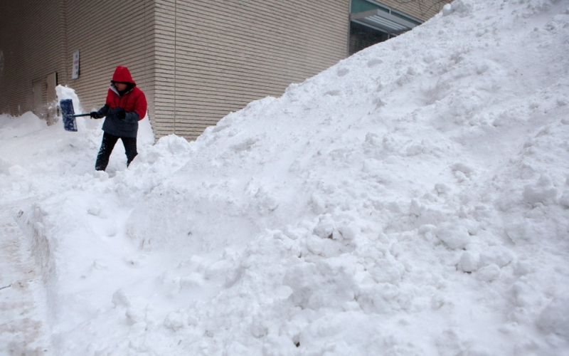 boston zda amerika vreme nevihta sneg zameti tony